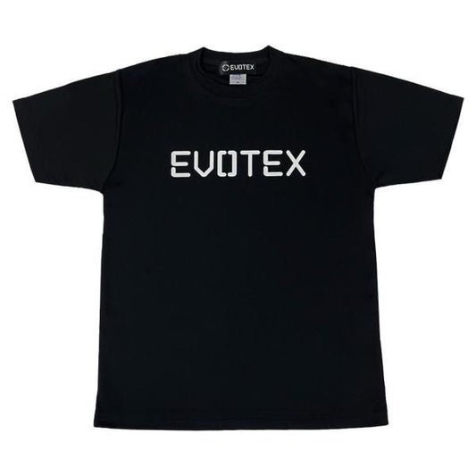 EVOTEX 快適テックTシャツ 半袖 ブラック E-001