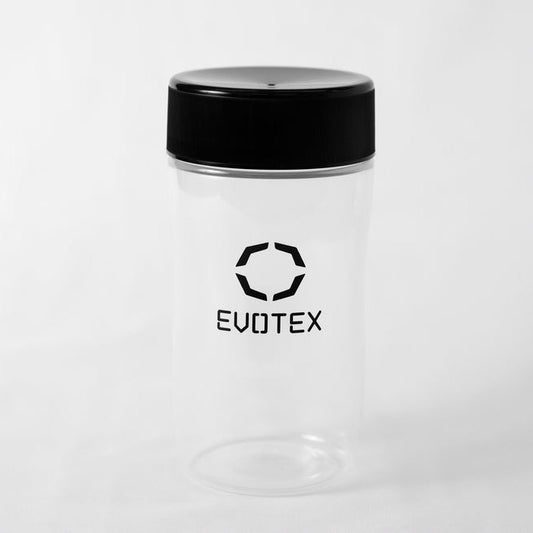 EVOTEX プロテインシェイカー 500ml ブラック×クリア