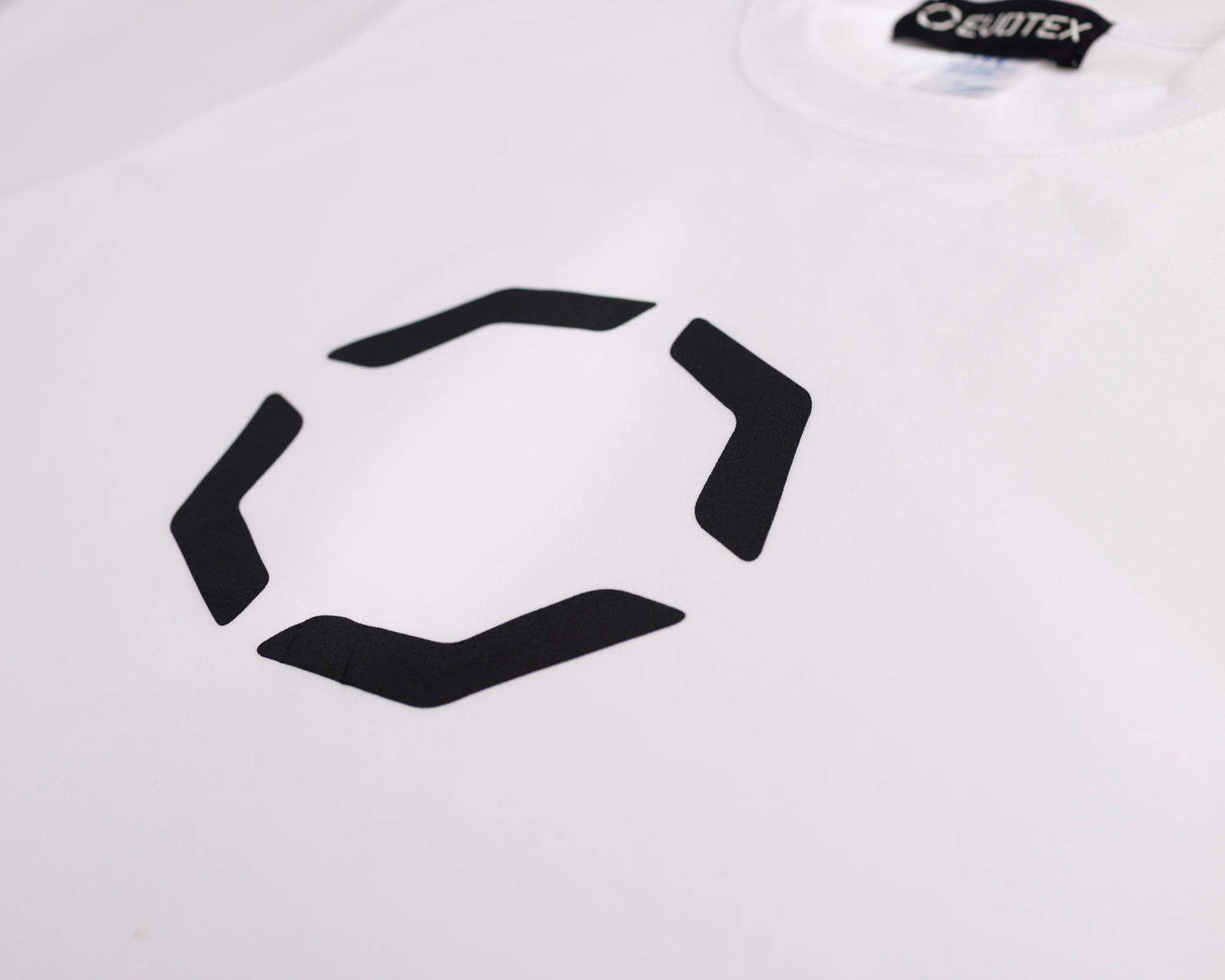 EVOTEX 快適テックTシャツ ビッグロゴ 半袖 ホワイト E-004