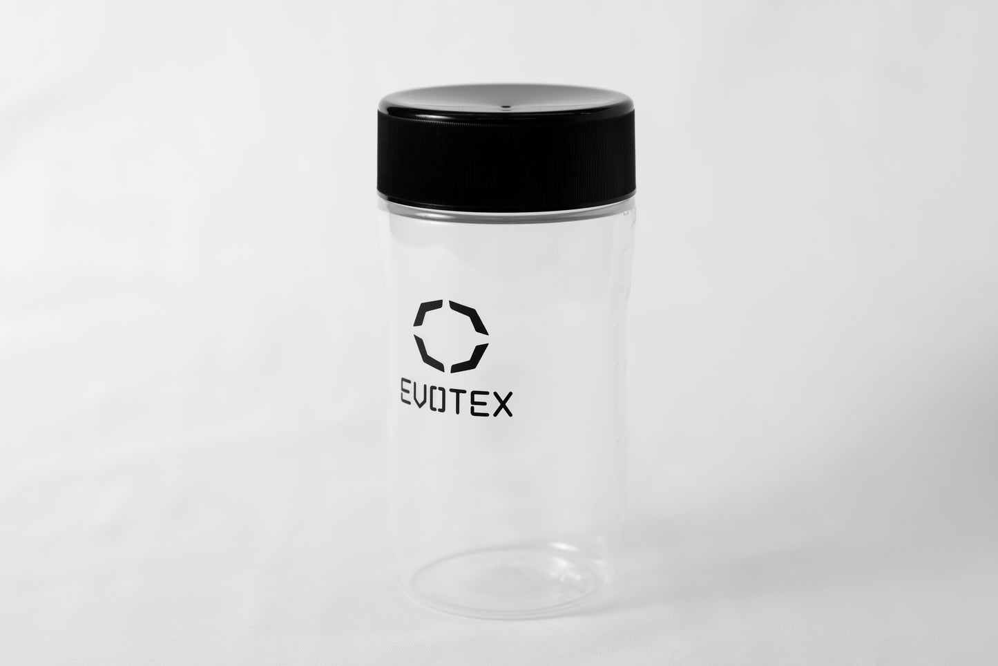 EVOTEX プロテインシェイカー 500ml ブラック×クリア