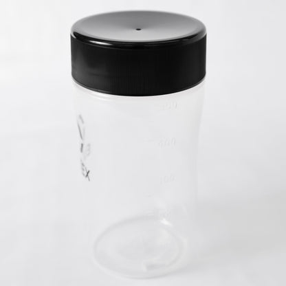 プロテインシェイカー 500ml ブラック×クリア