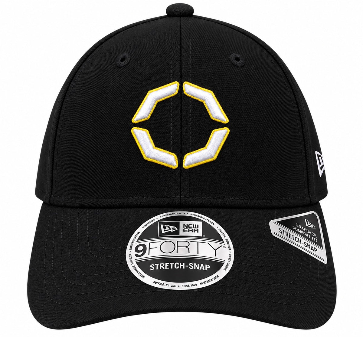 EVOTEX × 9FORTY ストレッチスナップ ベーシック ブラック × ホワイト